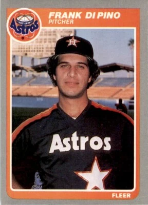1985 Fleer Frank DiPino . Houston Astros #349 - Image 1 of 2