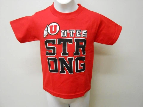 NEW University of Utah Utes U of U Child Kids Sizes 4-5/6-7 (S-M-L) Shirt Cover