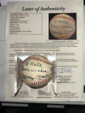 MICKEY MANTLE personal Autograph Insc" BEST WISHES " auto baseball JSA COA