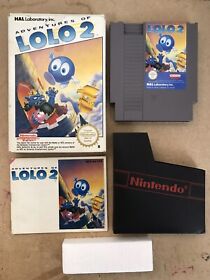 Rare Jeu Nintendo NES Complet En Boite PAL B FRA Adventures of Lolo 2