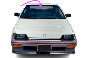 Fits: 1984-1987 Honda Civic CRX 2 Door Coupe Front Windshield Glass - Picture 1 of 6