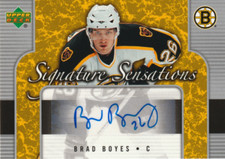 2006-07 Upper Deck Signature Sensations #SSBB Brad Boyes Auto