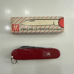 VTG Rare Zwilling J.A. Henckels Pocket Utility Knife Multi Tool Germany W/ Box - Picture 1 of 11