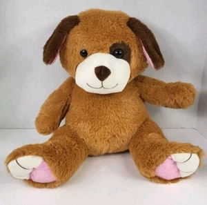 Brown Puppy Dog 12" Homerbest Plush Eye Patch Soft Stuffed Animal Toy - Picture 1 of 7
