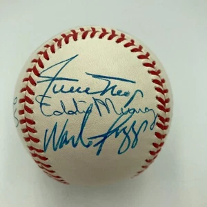 3000 Hit Club Signed Baseball 10 Sigs Willie Mays Hank Aaron Stan Musial Beckett - Picture 1 of 8