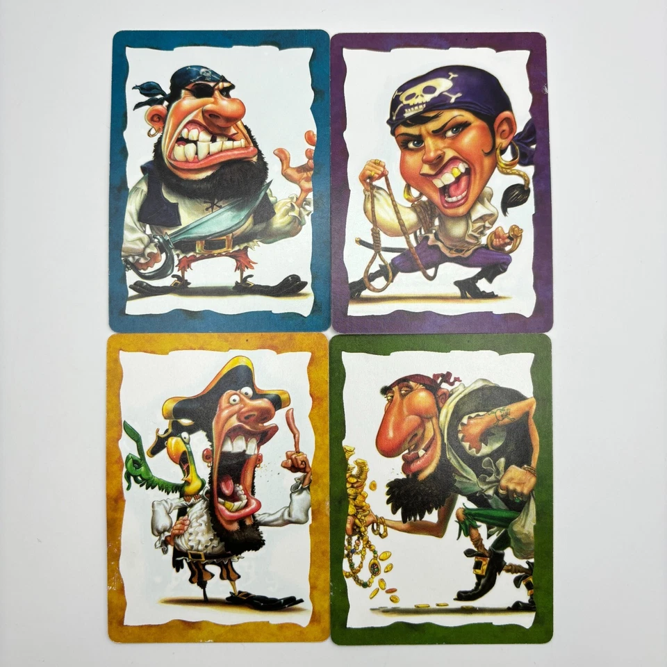 Loot 4 Pirate Cards 2005 Gamewright Card Replacements Parts Pieces - Изображение 1 из 1