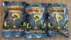 LOT OF 3 DREAMWORKS HOW TO TRAIN YOUR DRAGON-THE HIDDEN WORLD MYSTERY BLIND BAGS