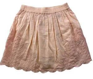 NEW Scotch & Soda Girl's Skort, Scallop, Delicate Embroidered Coral Size 10 - Picture 1 of 10