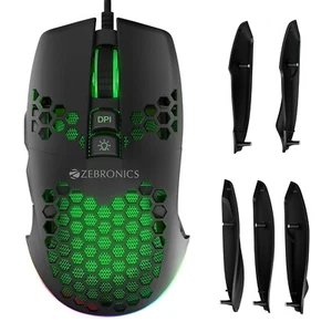 ZEBRONICS Newly Launched Crosshair Premium Gaming RGB Mouse - Picture 1 of 7