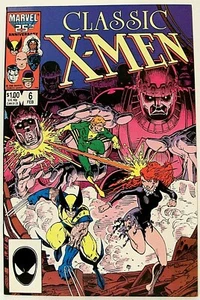 "CLASSIC X-MEN" Issue # 6 (Feb, 1987, Marvel Comics) ARTHUR ADAMS cover - Imagen 1 de 1