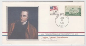 TurtlesTradingPost- Richmond, VA- Fleetwood- Virginia Amendments- Patrick Henry - Picture 1 of 2