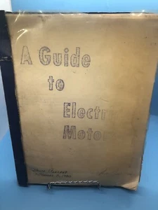 Guide To Electric Motors - Mimeographed Course From 1980 - Picture 1 of 12