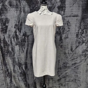 M M Lafleur The Noa Dress Size 6 Beige Shift Office Siren Career Wear Executive - Picture 1 of 16
