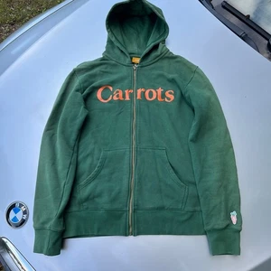 Green and orange sun faded heavy weight carrots hoodie by anwar carrots - Picture 1 of 9