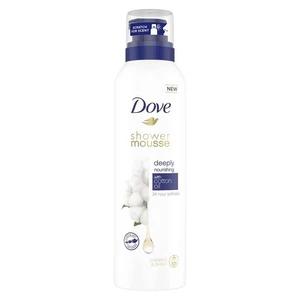 2X Dove Shower Mousse With Cotton Oil Deeply Nourishing 200ml - Picture 1 of 6