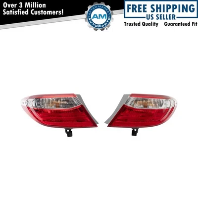 Rear Tail Lights Set Driver & Passenger Side Outer Fits 2015-2017 Toyota Camry - Image 1 of 4