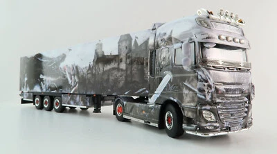 WSI 01-4308 DAF XF Super 4x2 Truck with Reefer Trailer - Heide Logistic - 1:50 - Image 1 of 4