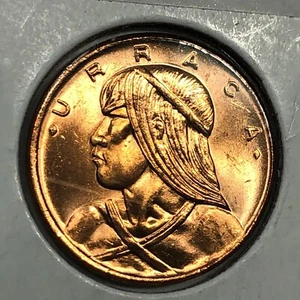 1975 Panama Uncirculated One Centesimo Foreign Coin #2435 - Picture 1 of 2
