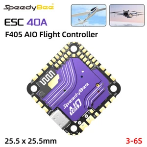 SpeedyBee F405 AIO 40A Flight controller 3S-6S For 2-4"Ultra-Light 5" FPV Drones - Picture 1 of 12