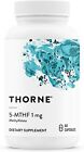 Thorne Research 5-MTHF 1 mg Folate Active Vitamin B9 Dietary Supplement 60 Caps