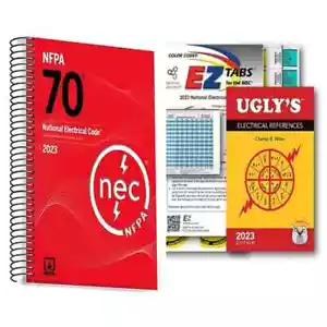 2023 NEC Code Book NFPA70 NEC + 2023 Ugly'S Electrical Ref Spiral + EZ New Stock - Afbeelding 1 van 5