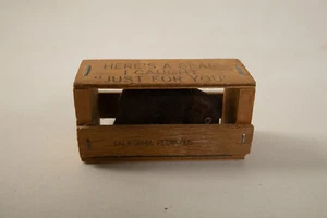 California Redwoods Bear in Wooden Crate Souvenir (B4C/JSF6) Postcard I Caught - Picture 1 of 7
