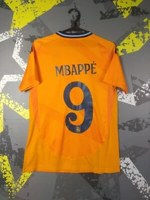 Camiseta de fútbol visitante Mbappé Real Madrid 2024 Adidas mujer talla M ig93 Foto 1 de 4