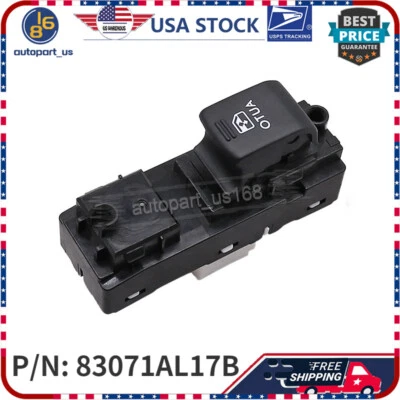 Nuevo interruptor de control de alimentación derecho del conductor para Subaru Legacy Outback GAS 83071AL17B# Foto 1 de 4