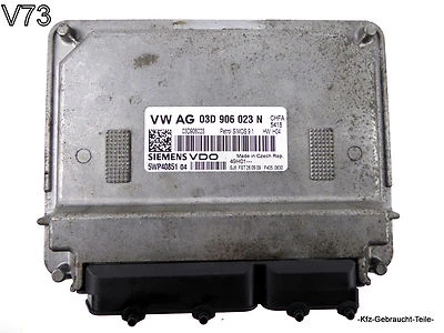 Centralina motore Skoda Fabia II [5J] 1.2 03D906023 N - Immagine 1 di 2