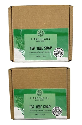 L'Arcenciel Tea Tree Soap Bar - Premium Qualiity - 2 PACK - 3.8 oz each - Image 1 of 4