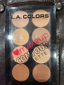 L.A.COLORS I LOVE MAKEUP CONTOUR PALETTE LIGHT MEDIUM 8 FACE BLENDABLE POWDERS - Picture 1 of 2