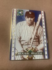 1996 Metallic Impressions Cooperstown Collection BABE RUTH Base #2
