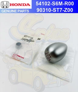 Honda Genuino Nuevo INTEGRA DC5 RSX TYPE-R 6MT Perilla de Cambio Ovalada y Tuerca - Imagen 1 de 8