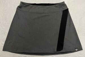 Pearl Izumi Select Escape Cycling Skirt Phantom Heather & Black Women's XL Nice!