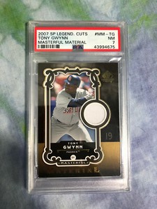 2007 SP Legend Cuts Tony Gwynn Masterful Material PSA 7 NM