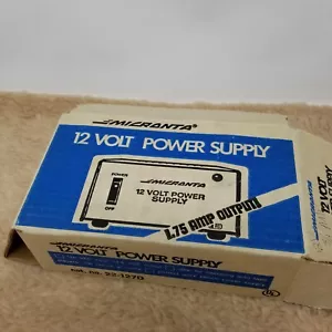 Vintage - MICRONTA - 12 Volt Power Supply - 120VAC to 12VDC #22-127D With Box - Zdjęcie 1 z 3