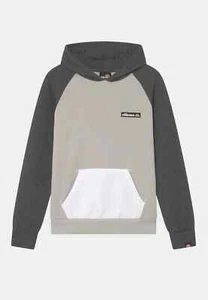 Ellesse Kids Girls Boys Hood Hoodie Hoody Pullover Light grey - Picture 1 of 3