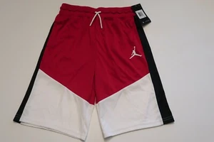 Nike Boy's L Large Jumpman Jordan Shorts Short Pants Red White Logo Basketball - Picture 1 of 2
