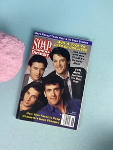 Soap Opera Digest April 14 '92 MICHAEL EASTON-PETER SIMON-TERESA BLAKE-MAILHOUSE - Picture 1 of 9