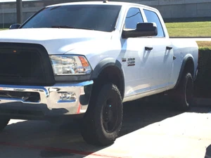 Light Textured Fender Flares for 2010-2014 2015 2016 2017 2018 Ram 2500 Ram 3500 - Picture 1 of 6