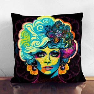 Plump Cushion Drag Queen Paisley Art Soft Scatter Throw Pillow Case Cover Filled - Picture 1 of 3