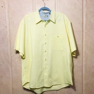 Camicia uomo Bill Blass Wear XL manica corta con bottoni 100% cotone - Foto 1 di 6