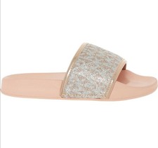 michael kors girls slides