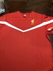 Liverpool Fc Official Mens Soccer Training Jersey Poly Shirt Red Size Xl