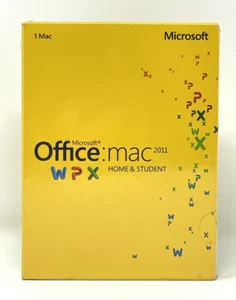 Microsoft Office Mac 2011 WPX Home & Student - 1 MAC - GZA00267 - Factory Sealed - Picture 1 of 5