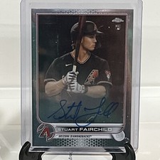 2022 Topps Chrome Stuart Fairchild Rookie RC Auto - Arizona Diamondbacks, #RA-SF