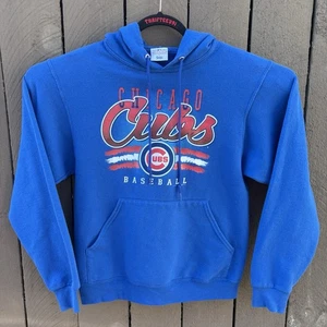 Campus Lifestyle Chicago Cubs Blue Hoodie Used Size Small - Picture 1 of 6