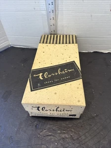 Vintage 1950's  Florsheim Women's Shoe Box In VGUC - Picture 1 of 10