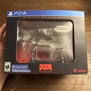 DOOM ANTHOLOGY Collector's Edition PS4/PS5 BFG replica 6 Doom Steelbook - SEALED - Picture 1 of 6