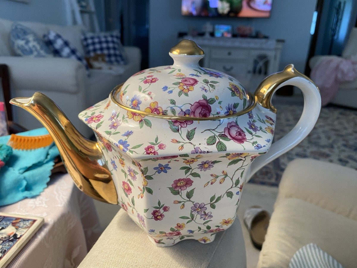 chintz teapot products for sale | eBay